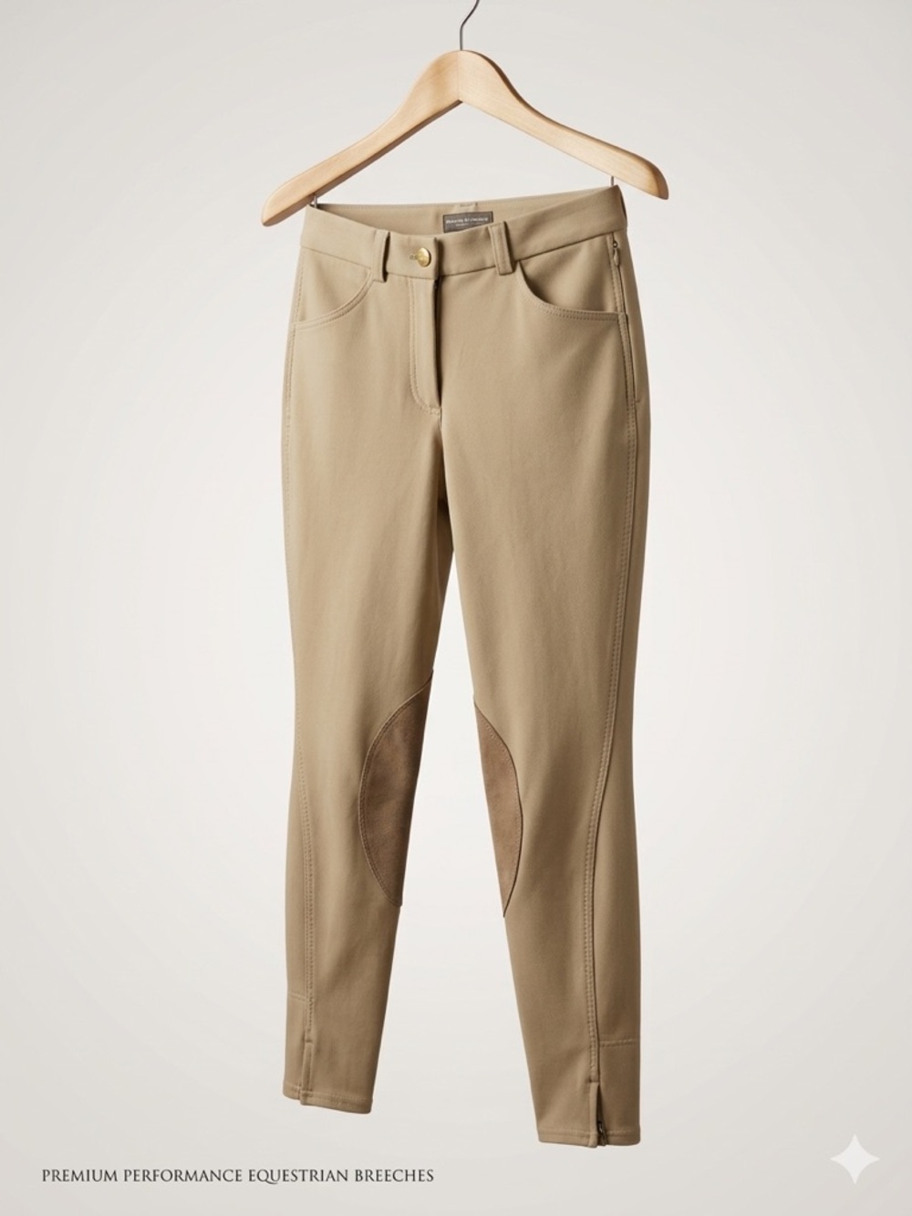 Devonaire Premium Kids Tan Equestrian Breeches - Performance Riding Pants
